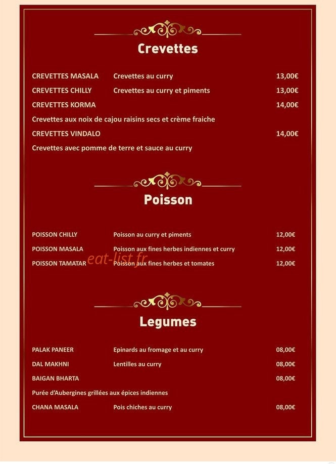 Mirch-Masala — carte page 5