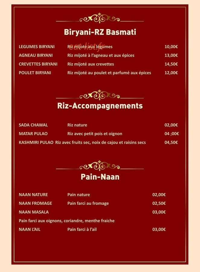 Mirch-Masala — carte page 4