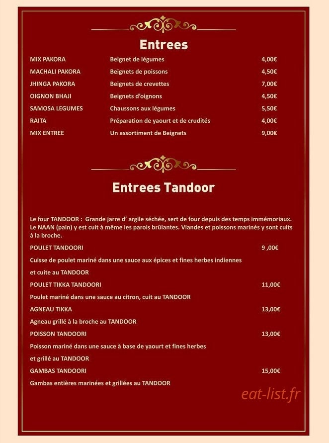 Mirch-Masala — carte page 2