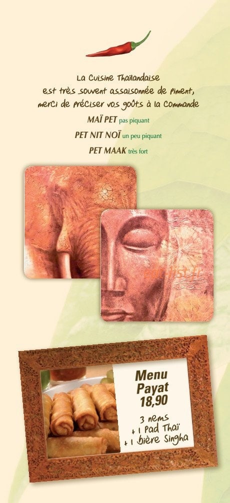 Nathathaï Restaurant — carte page 5