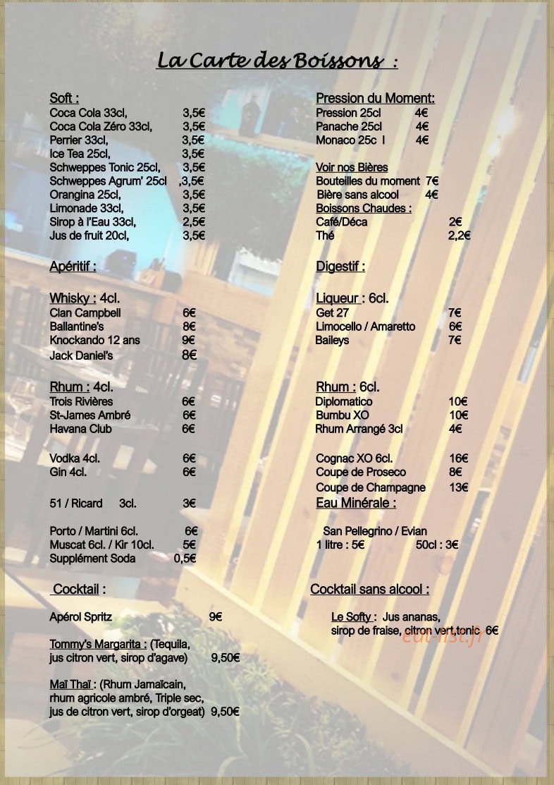 O 2 Amis — carte page 4