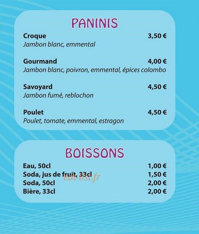 Ô Gourmand — carte page 2
