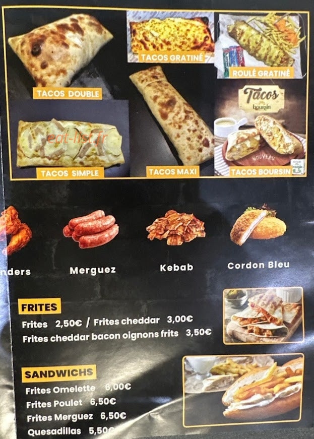 O’saveur — carte page 2