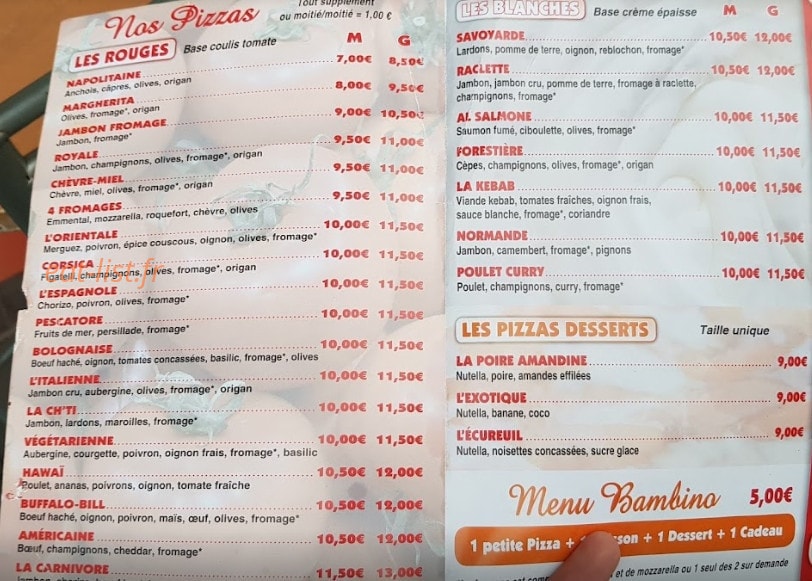 Pizz'Aiolo — carte page 1
