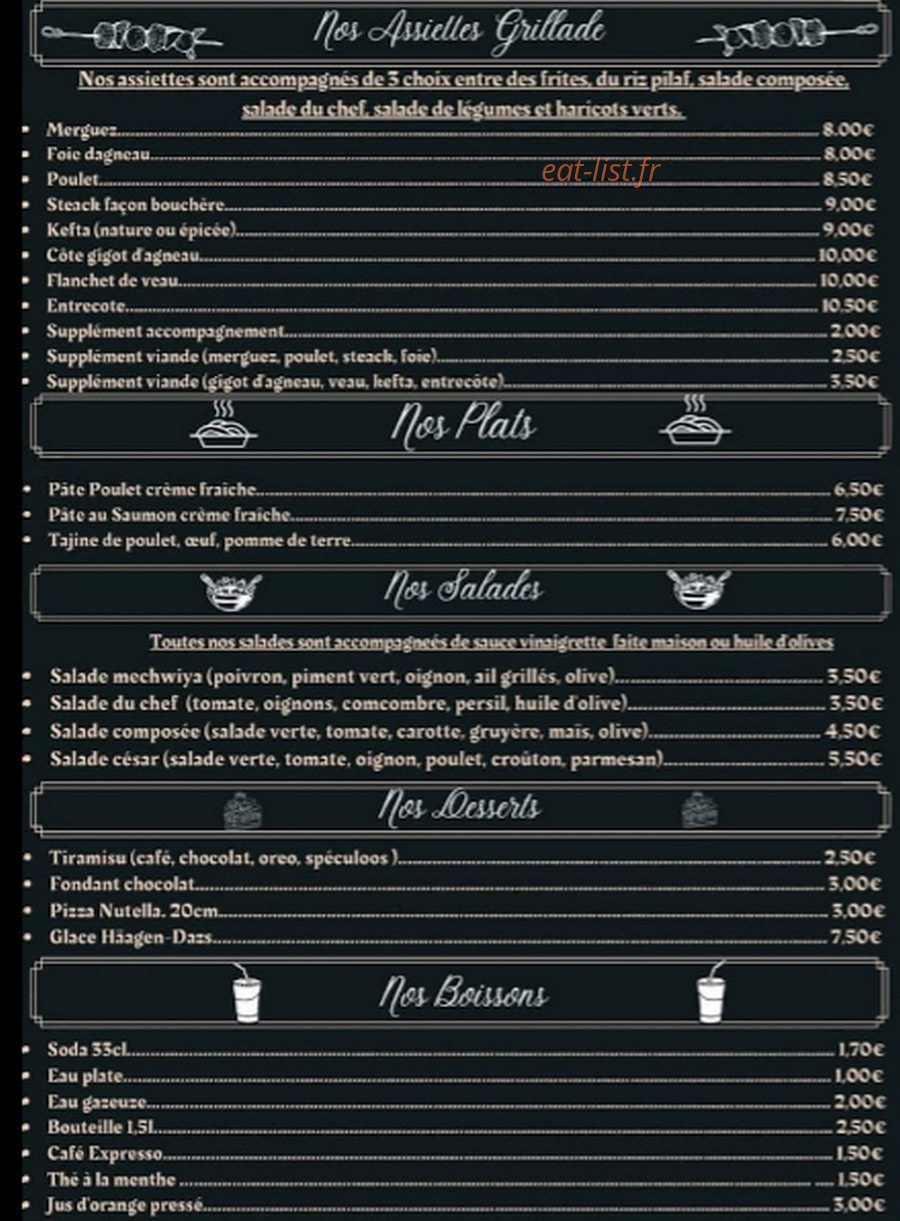Pizz&Grill — carte page 4