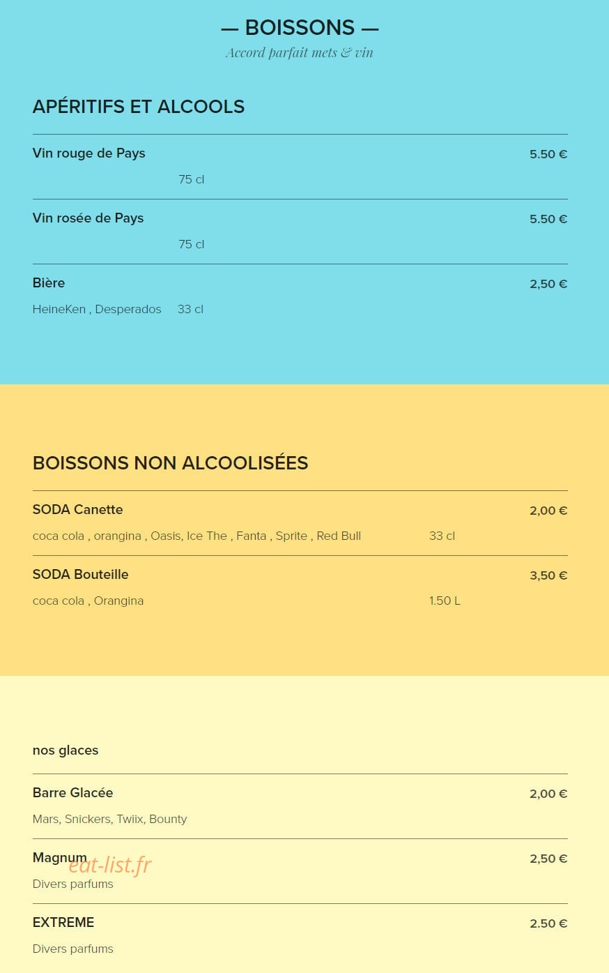 Pizza maya bay — carte page 4