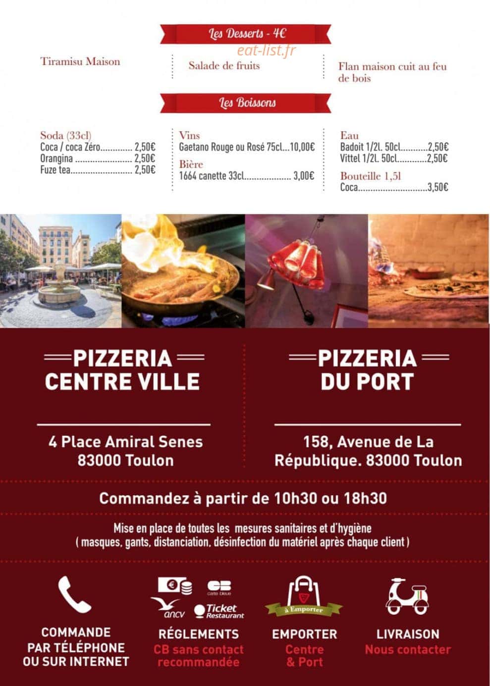 Pizzéria Gaëtano — carte page 4