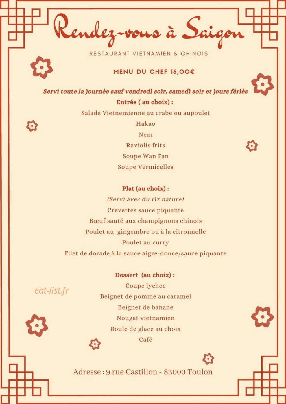 Rendez-vous A Saigon — carte page 6