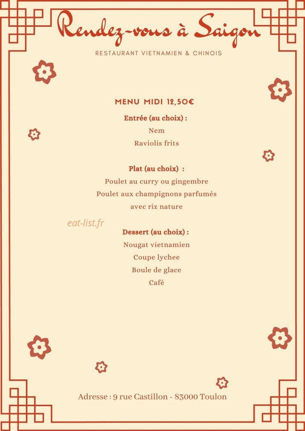 Rendez-vous A Saigon — carte page 7
