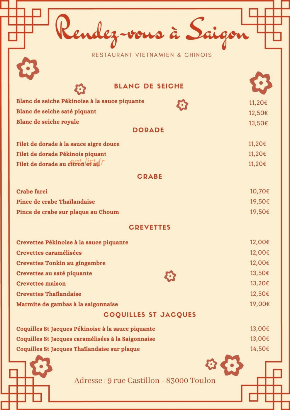 Rendez-vous A Saigon — carte page 3