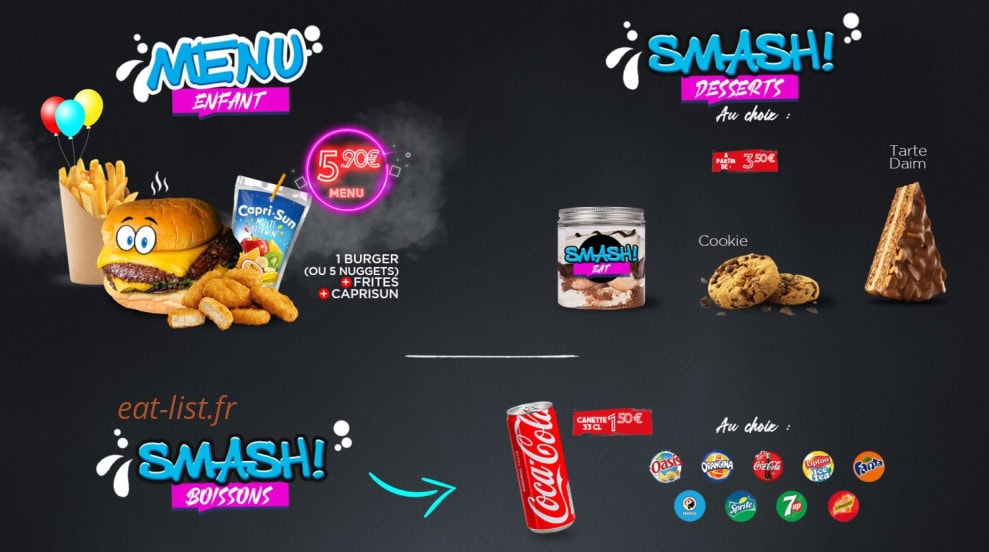 Smash Eat — carte page 5