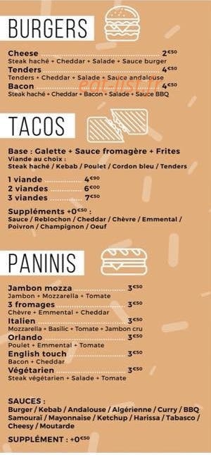 Snack #JV — carte page 3