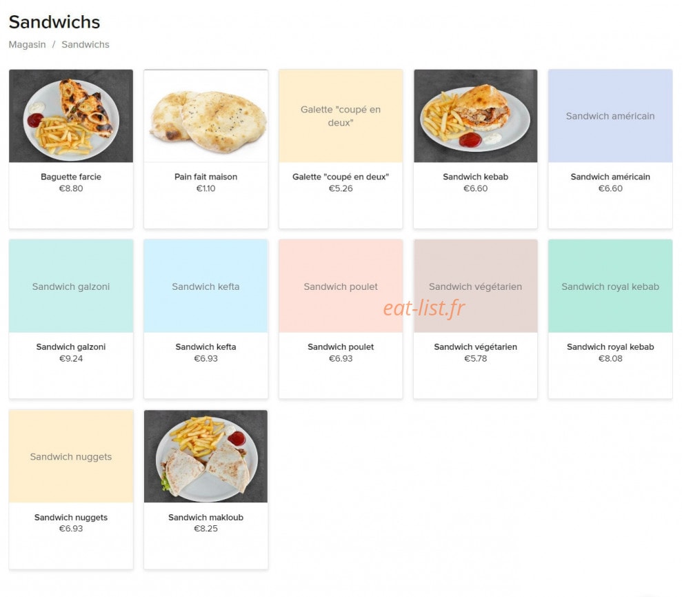 Snack Medina — carte page 4