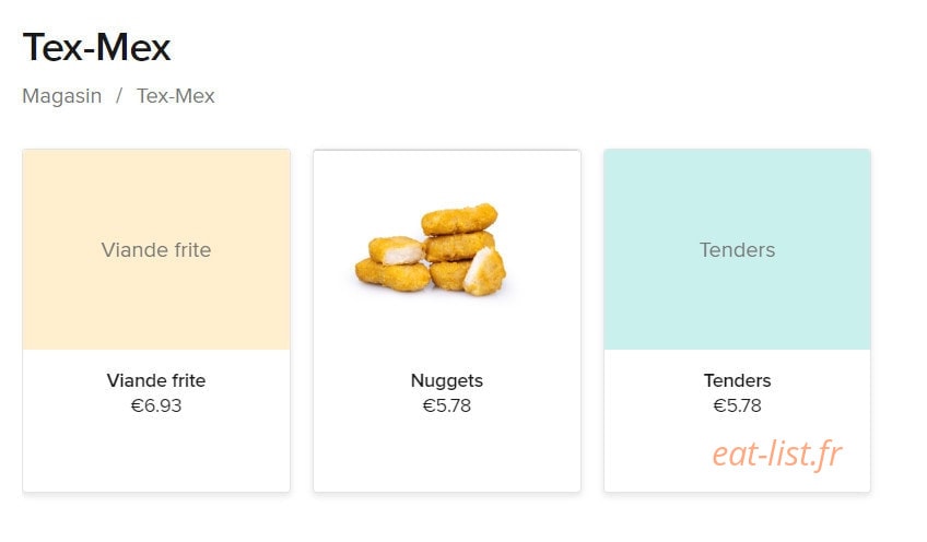 Snack Medina — carte page 2