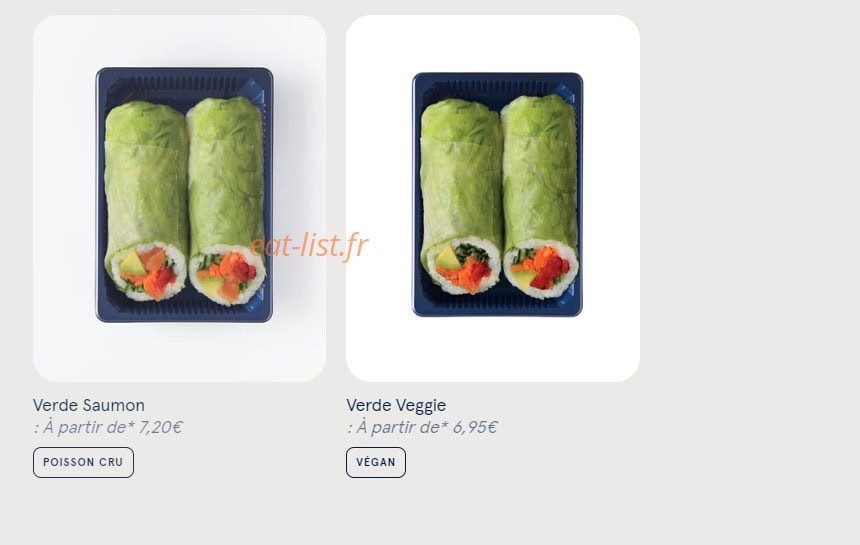 Sushi Daily — carte page 8