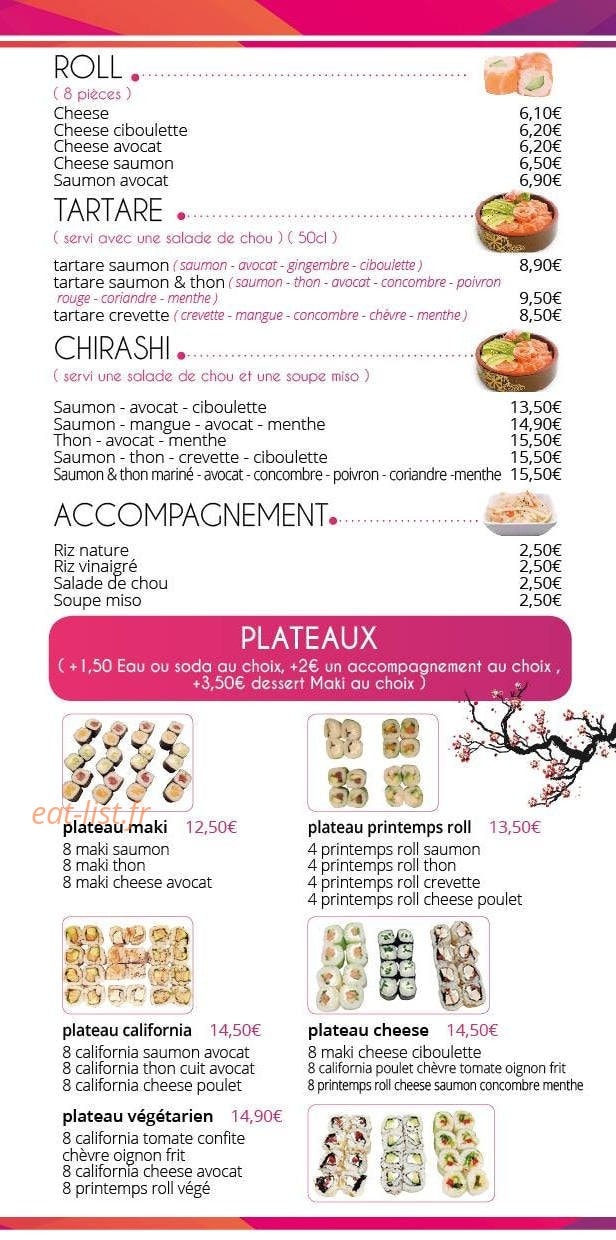 Sushi & J — carte page 4