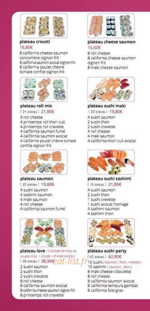 Sushi & J — carte page 5