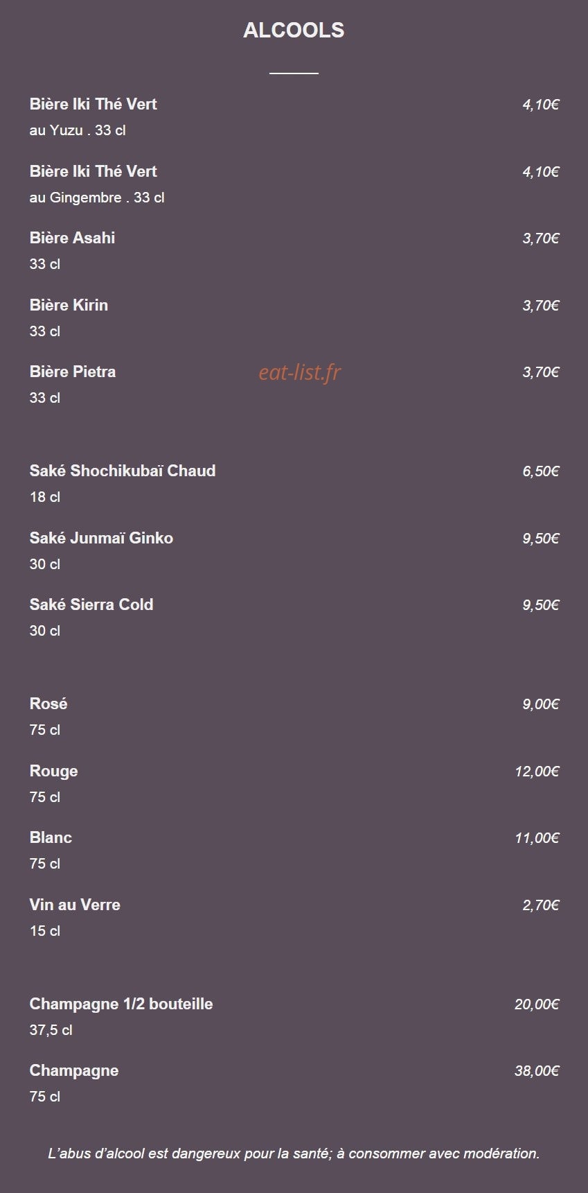 Sushi Or Not Sushi — carte page 15