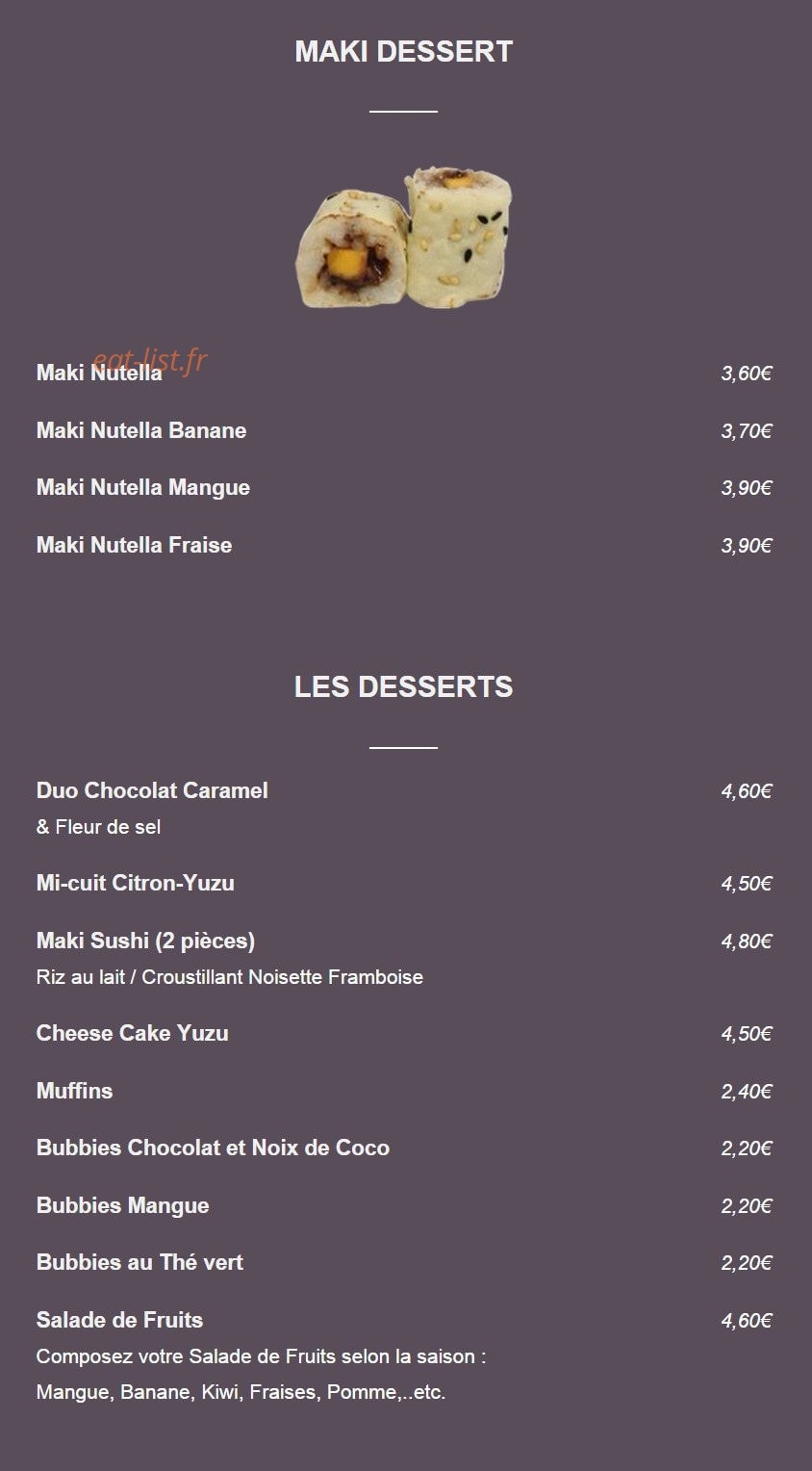 Sushi Or Not Sushi — carte page 13