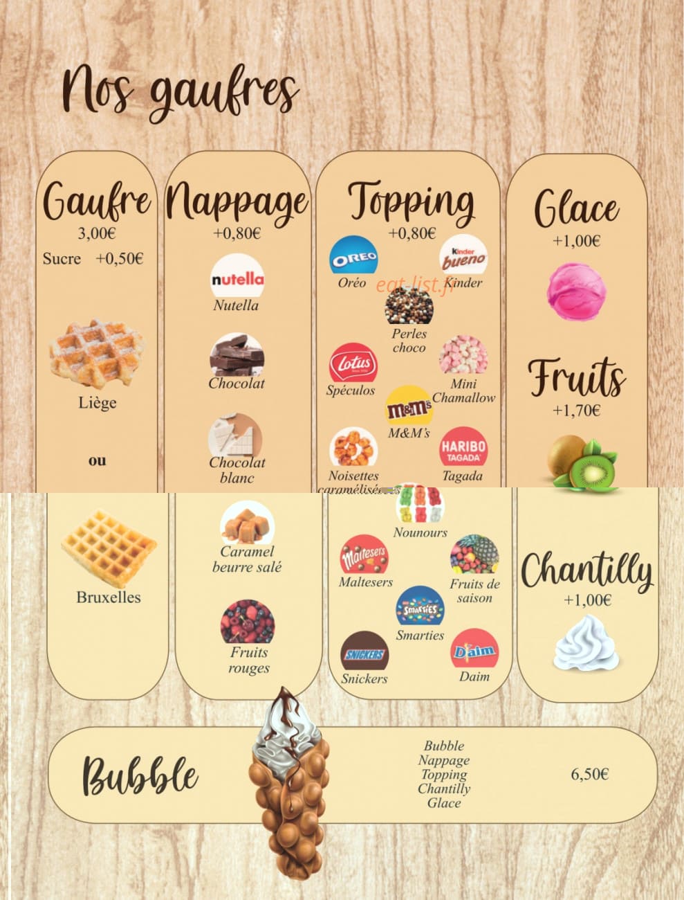 Waffle Café — carte page 3