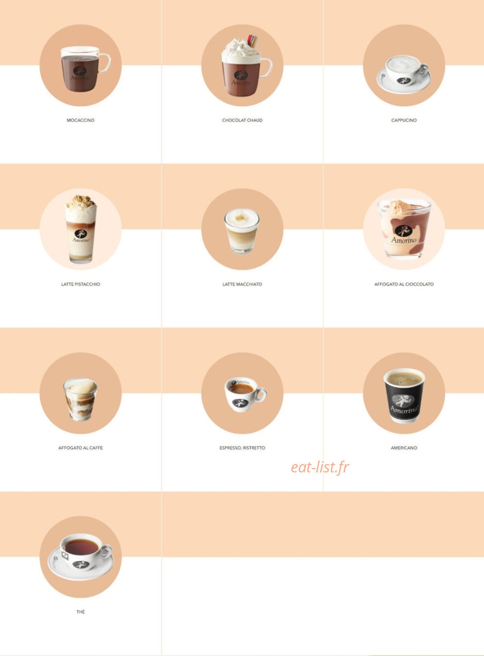 Amorino — carte page 5