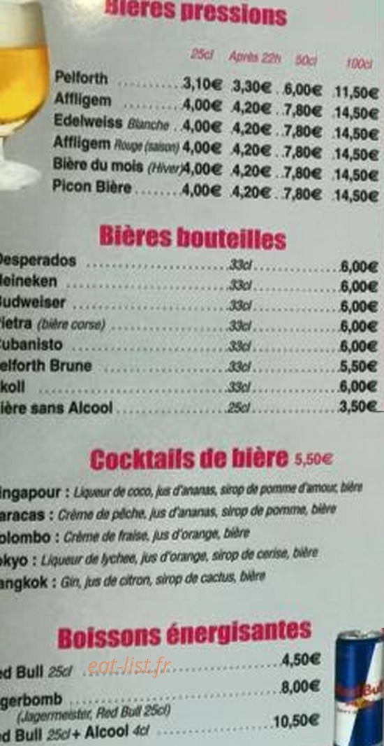 Café de Lyon — carte page 4