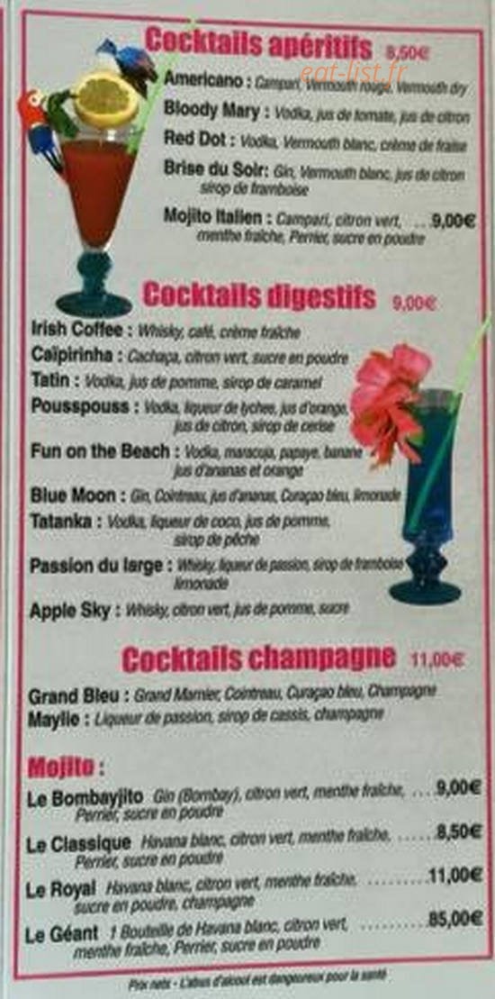Café de Lyon — carte page 5