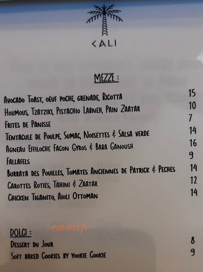 Cali — carte page 1