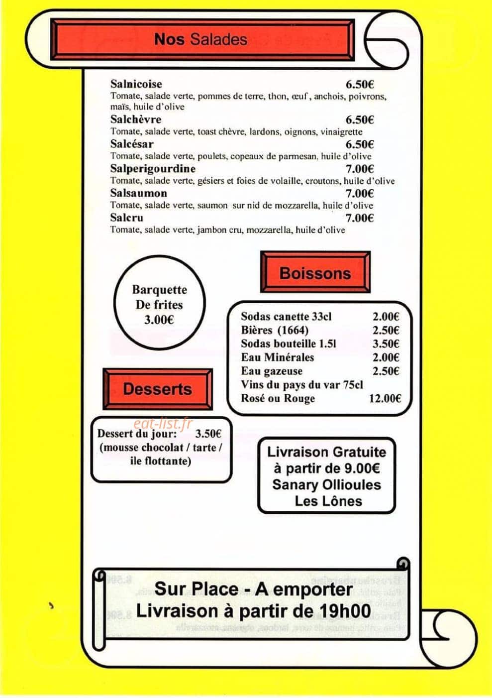Chez Tutu — carte page 4