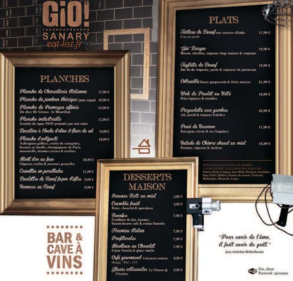 Gio Sanary — carte page 1