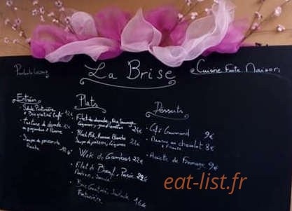 La Brise — carte page 1