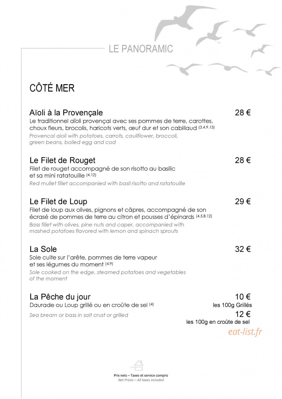 La farandolé — carte page 3