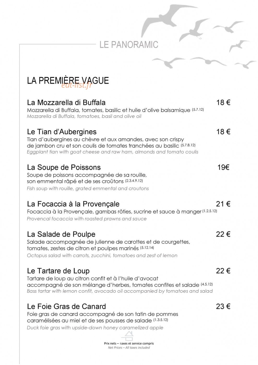La farandolé — carte page 2