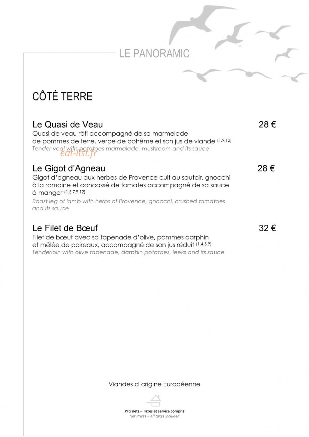 La farandolé — carte page 4