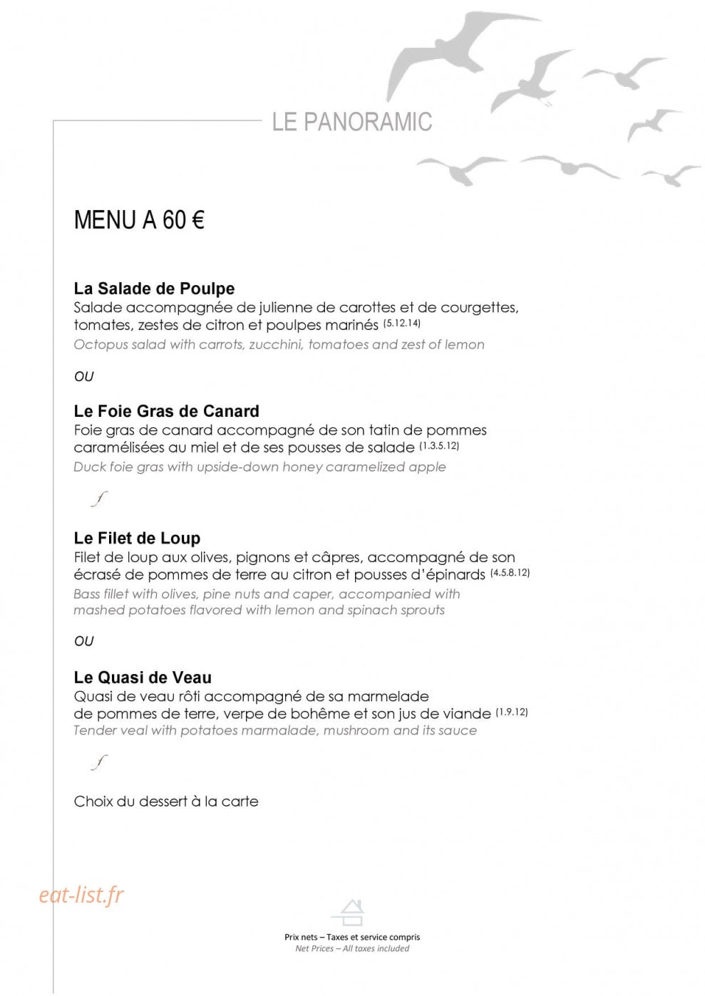 La farandolé — carte page 1