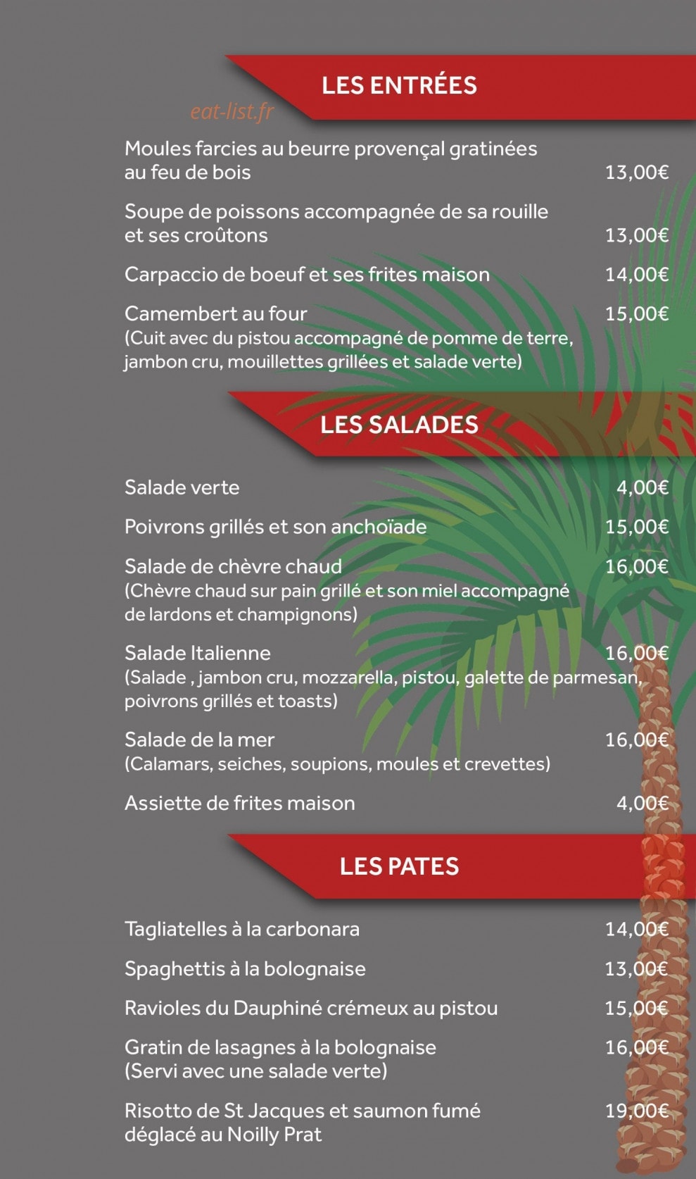 La Pitchouline — carte page 5