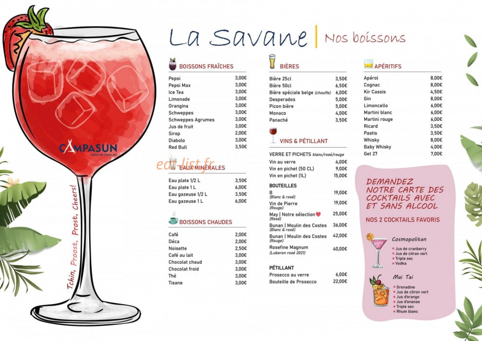 La Savane — carte page 3