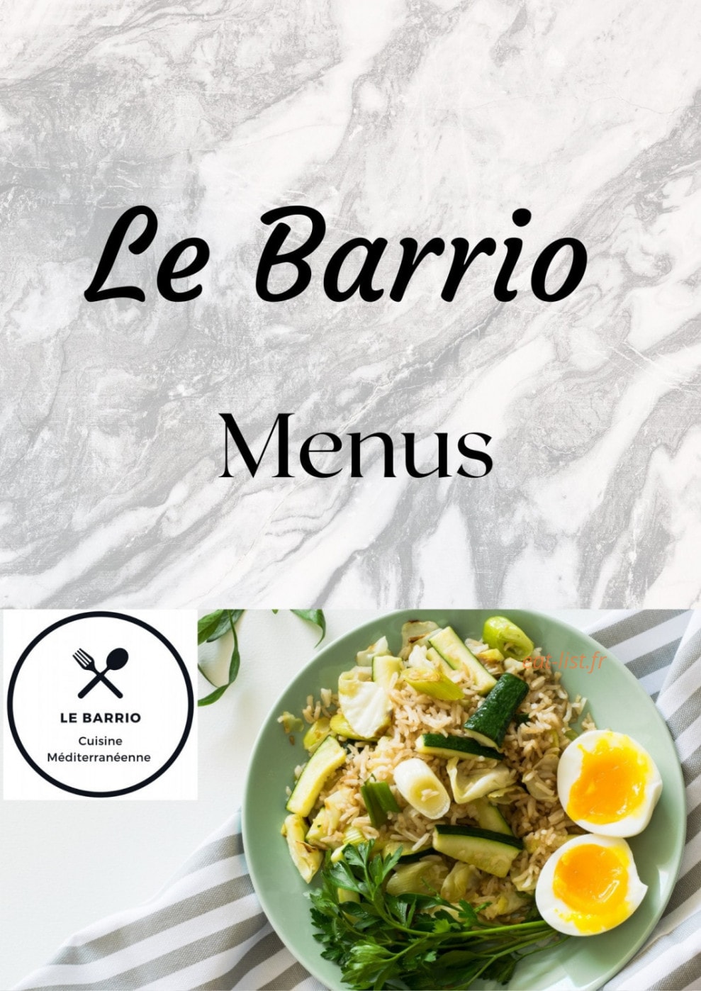 Le Barrio — carte page 1