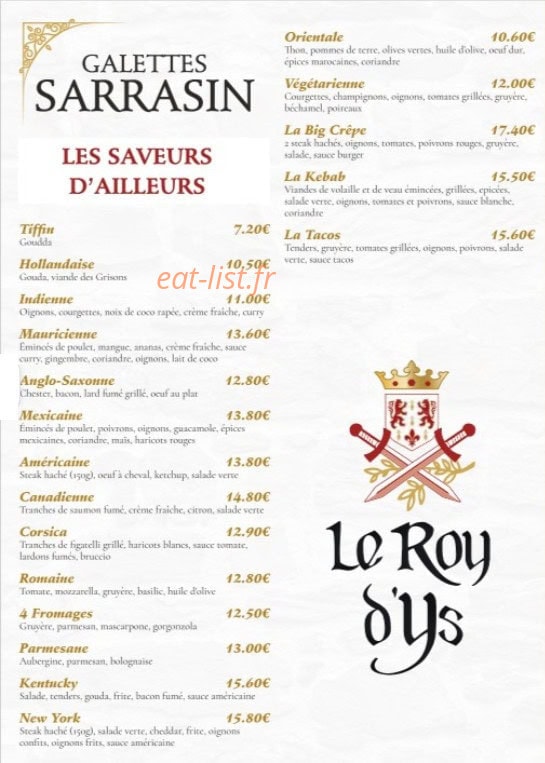 Le Roy d'Ys — carte page 10