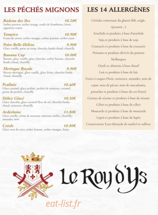 Le Roy d'Ys — carte page 13