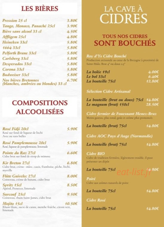 Le Roy d'Ys — carte page 6