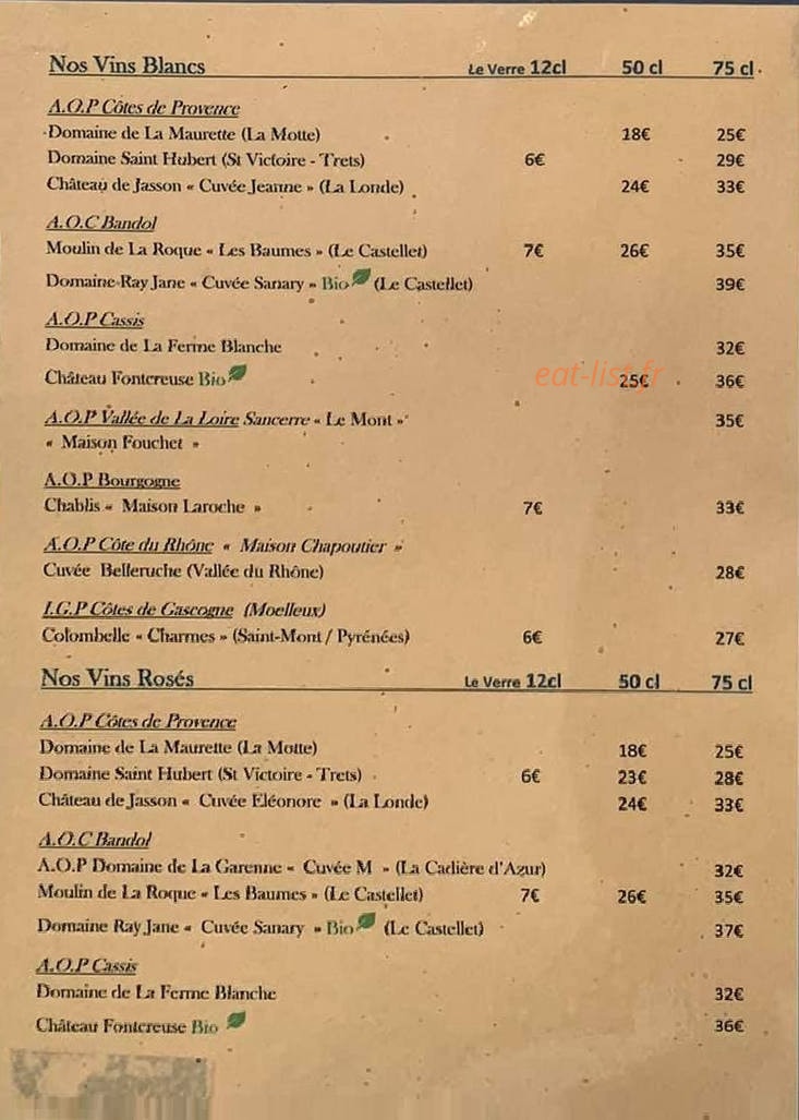 Le Sana Beach — carte page 4