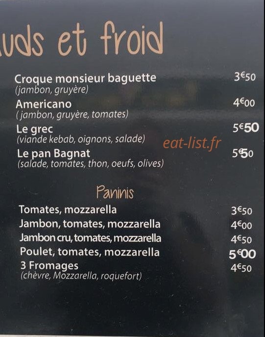 Péché Mignon — carte page 2