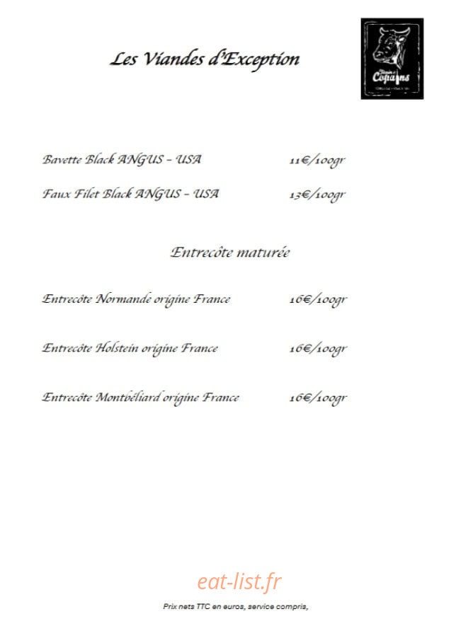 Tanin & Copains — carte page 3