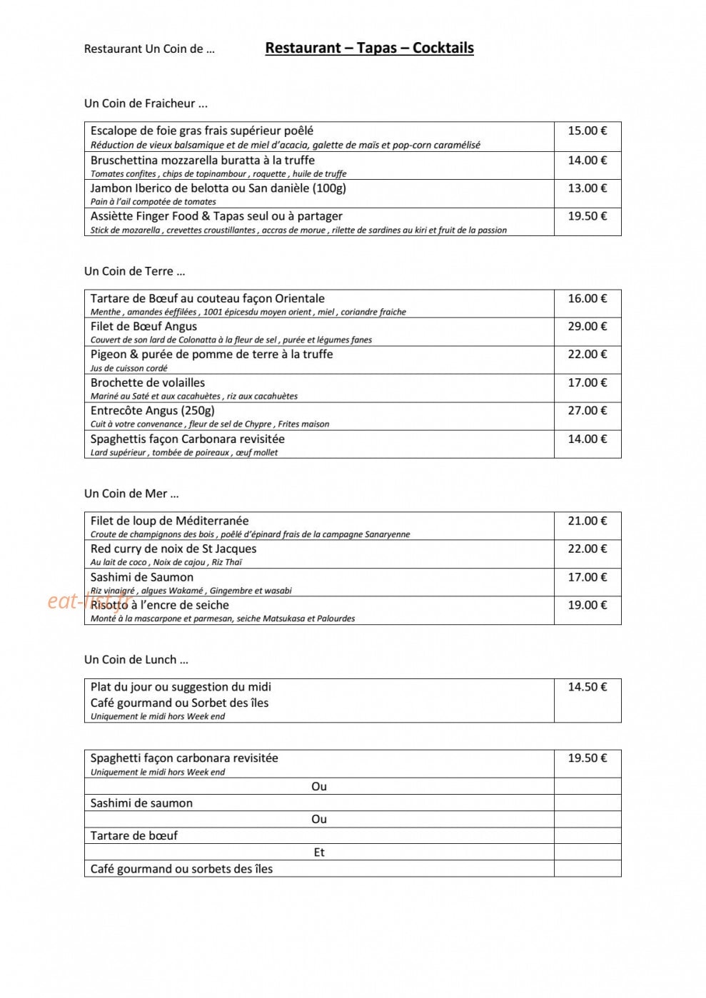 Un coin de — carte page 1