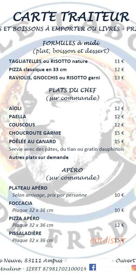 Le Labo de Frédo — carte page 2
