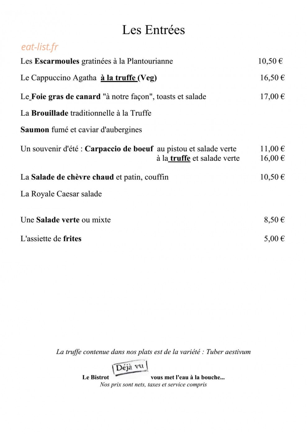 Déjà Vu — carte page 3