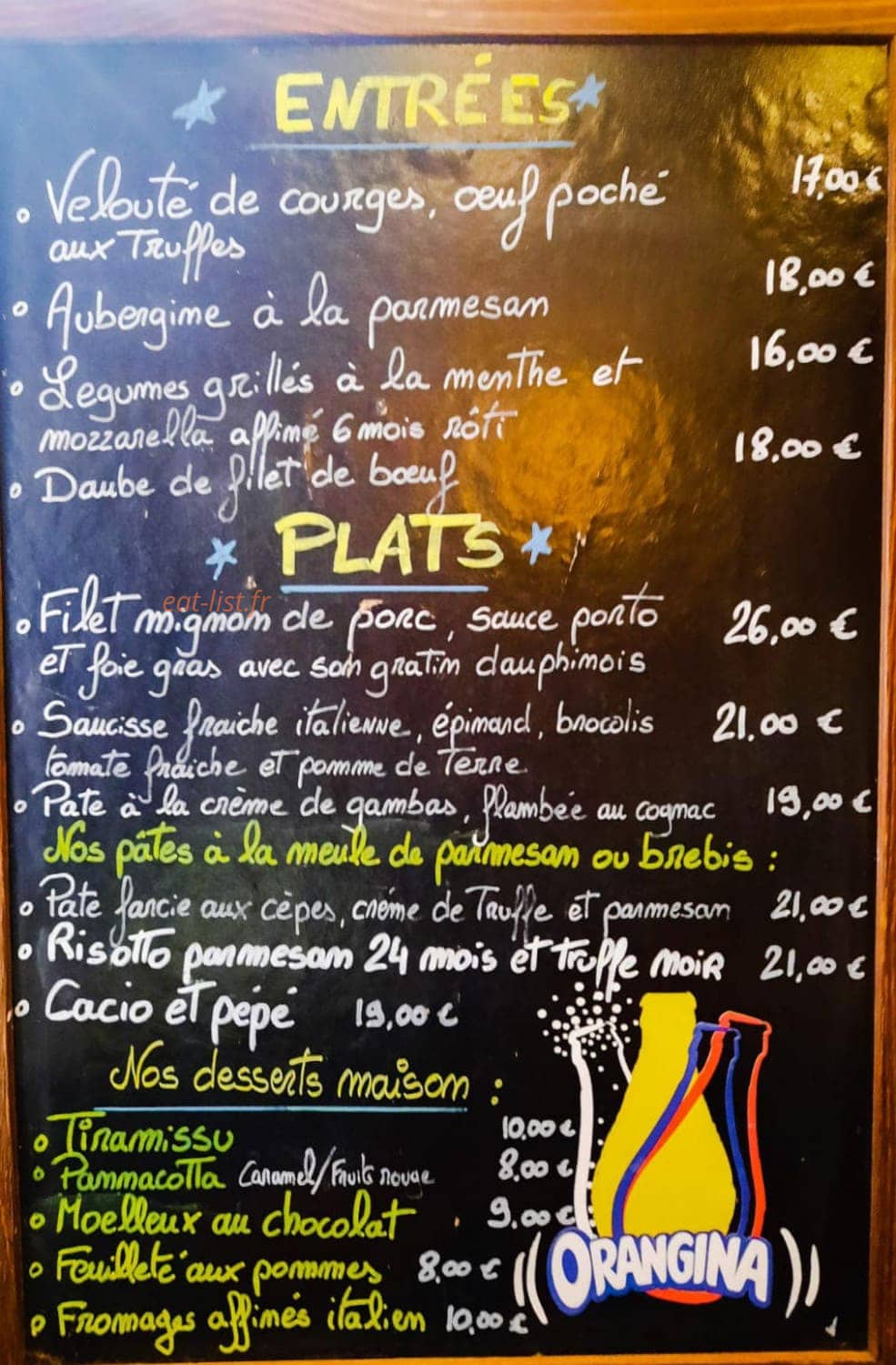 Drogheria Italiana — carte page 1