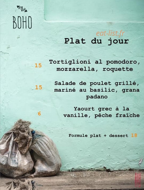 Boho — carte page 1