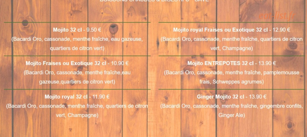 Entrepotes 83 — carte page 16